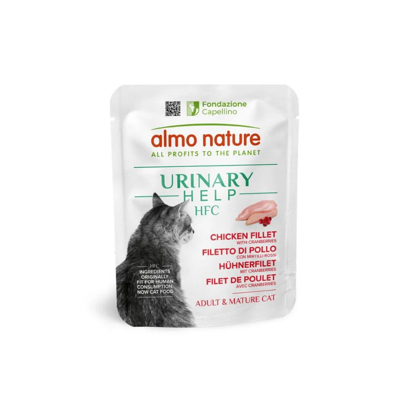 Almo Nature HFC Urinary Help Filetti di Pollo e Mirtilli Rossi - 50GR Almo Nature HFC Urinary Help Filetti di Pollo e Mirtilli Rossi - 50GR
