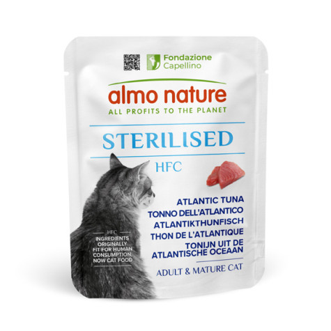Almo Nature HFC Stérilisé Thon Dell'Atlantico Adulte Et Mature Cat - GR - 