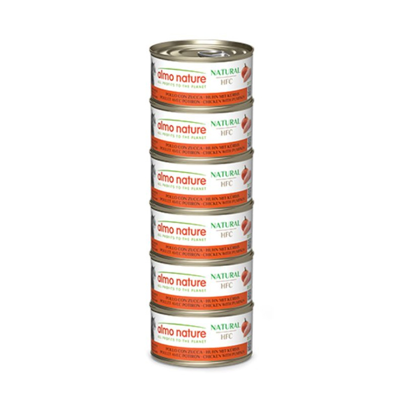 Almo Nature HFC Natural Huhn mit Kürbis - 6x70 g Almo Nature HFC Natural Huhn mit Kürbis - 6x70 g