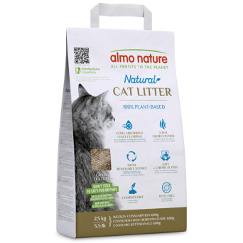 Almo Nature Lettiera Natural Cat Grain Texture - 2,5Kg - 