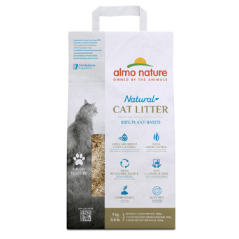 Almo Nature Lettiera Natural Cat Grain Texture - Kg - 