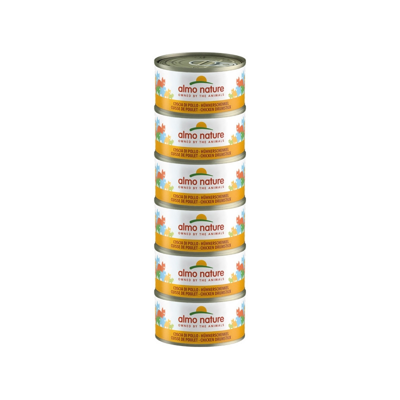 Almo Nature Megapack Chicken Thigh - 6x70g