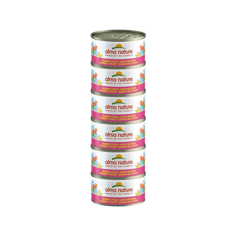 Almo Nature Megapack Thunfisch und Garnelen - 6x70 g Almo Nature Megapack Thunfisch und Garnelen - 6x70 g
