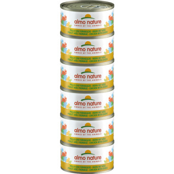 Almo Nature Megapack Poulet et Fromage - 6x70 g - 