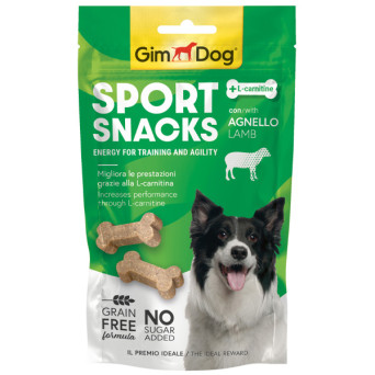 GIMBORN ITALIA GimDog Sport Snacks Ossicini con Agnello e L-Carnitina Grain Free 150 gr. - 