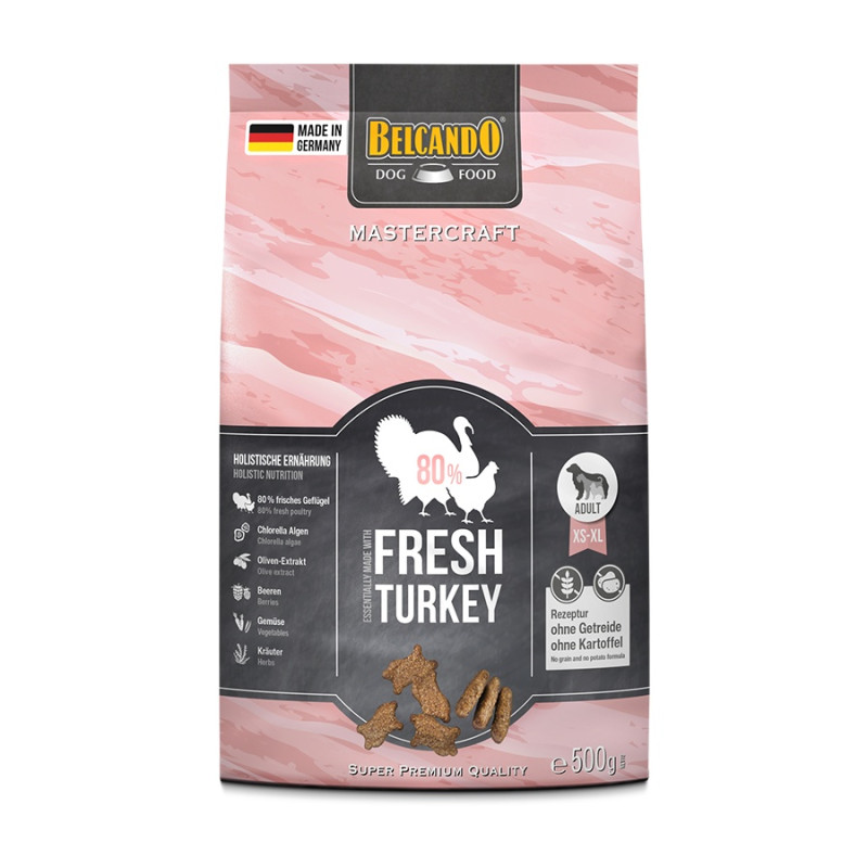 BELCANDO MASTERCRAFT Frischer Truthahn 500 gr BELCANDO MASTERCRAFT Frischer Truthahn 500 gr