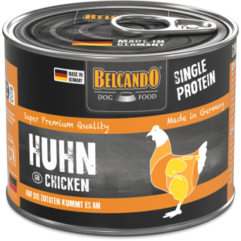 Belcando Single Protein Pollo lattina 200 g - Umido monoproteico al pollo - 