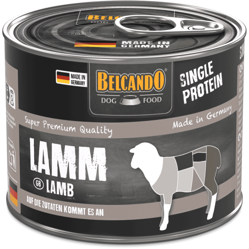 Belcando Single Protein Agnello lattina 200 g - Umido monoproteico all'agnello