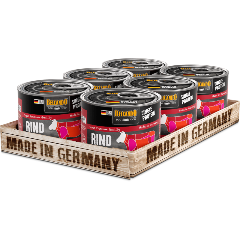 Belcando Single Protein Manzo 6 lattine da 200 g - Umido monoproteico al manzo Belcando Single Protein Manzo 6 lattine da 200 g - Umido monoproteico al manzo