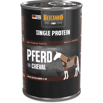 Belcando Single Protein Cavallo lattina 400 g - Umido monoproteico al cavallo - 