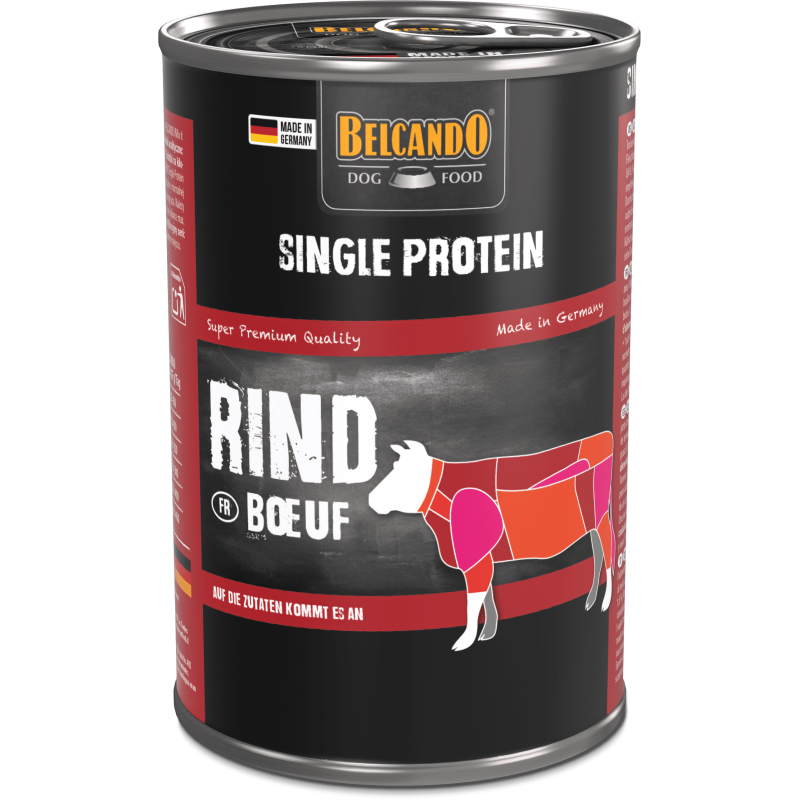 Belcando Single Protein Manzo lattina 400 g - Umido monoproteico al manzo