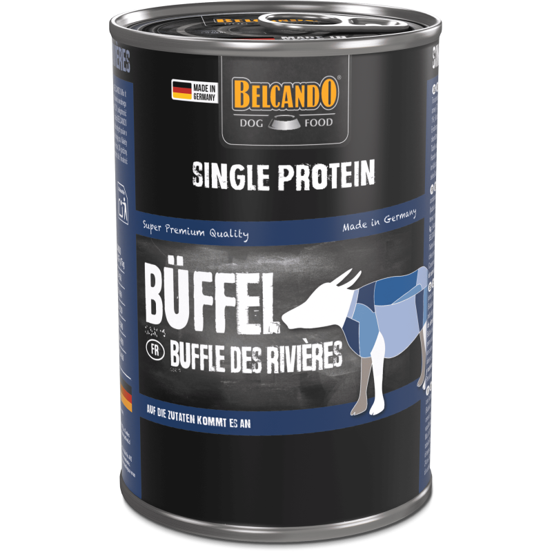 Belcando Single Protein Bufalo lattina 400 g - Umido monoproteico al bufalo Belcando Single Protein Bufalo lattina 400 g - Umido monoproteico al bufalo