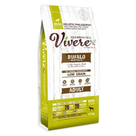 Vivere Low Grain Adult Gluten Free Büffel Medium 12 kg - 