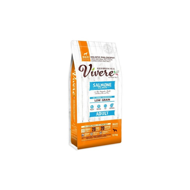 Vivere Low Grain Adult Gluten Free Salmon Maxi 12 kg Vivere Low Grain Adult Gluten Free Salmon Maxi 12 kg