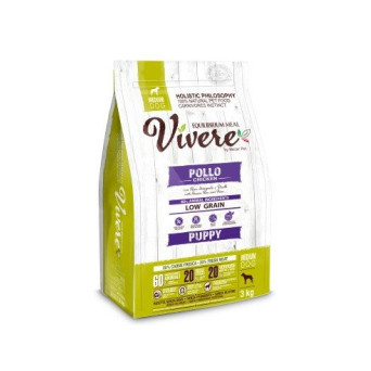 Vivere Low Grain Welpen Gluten Free Huhn Medium 3 kg - 