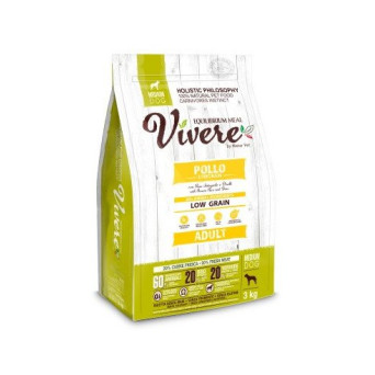Vivere Low Grain Adult Gluten Free Chicken Medium 3 kg - 