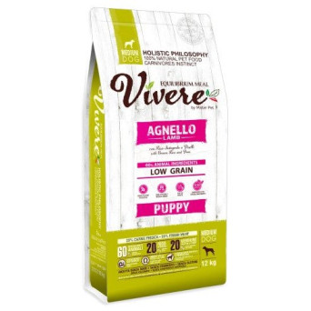 Vivere Low Grain Welpen Gluten Free Lamm Medium 12 kg - 