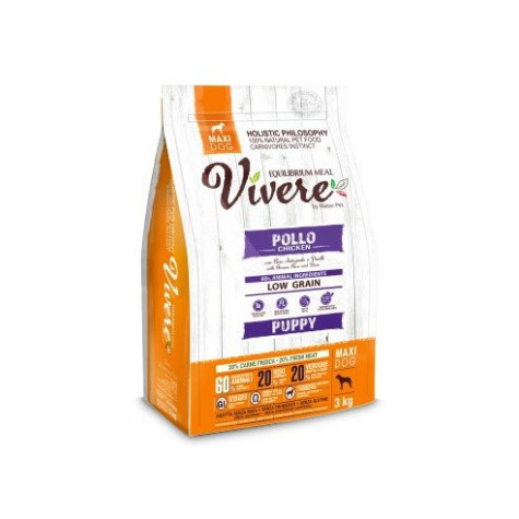 Vivere Low Grain Puppy Gluten Free Pollo Maxi 3 kg - 