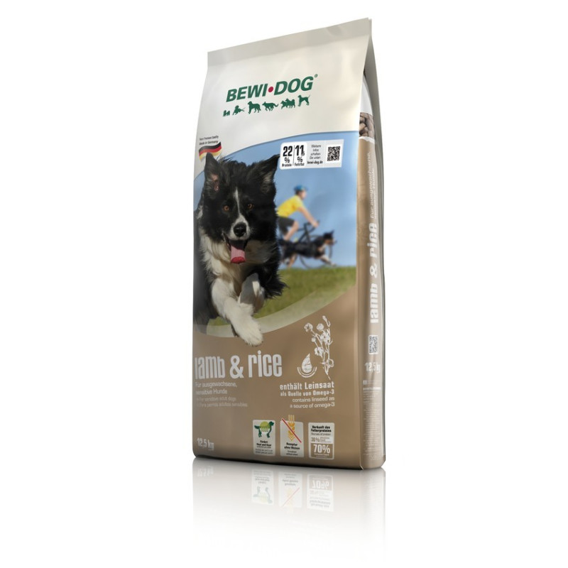 Bewi Dog LAMB et RICE croc 12,5 kg