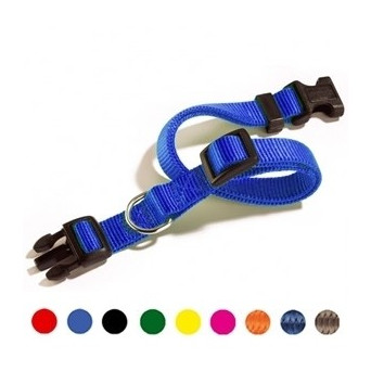 Camon - Collare Sgancio Regolabile Blu(250/300 x 15 mm) - 