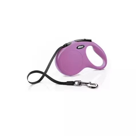 FLEXI New Classic Pink Leash with Webbing Size s