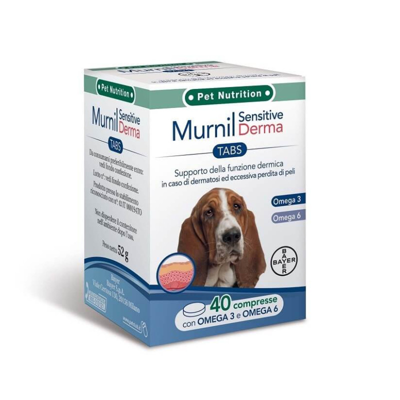 Bayer murnil sensitive derma 40 compresse