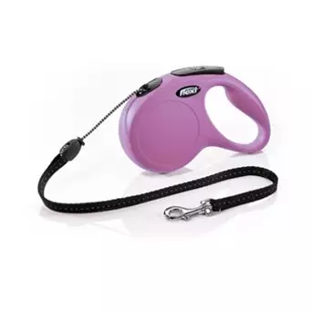 FLEXI New Classic Pink Leash with Rope Size xs