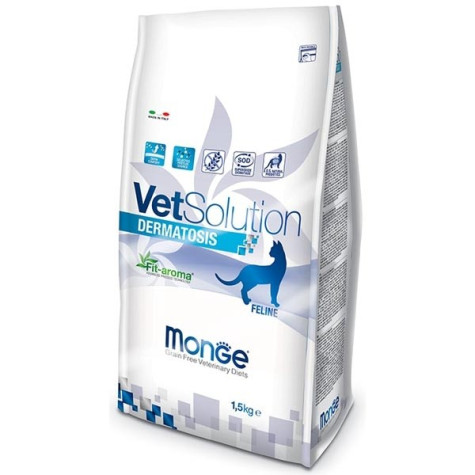 MONGE VETSOLUTION Chat DERMATOSIS 1,5 kg