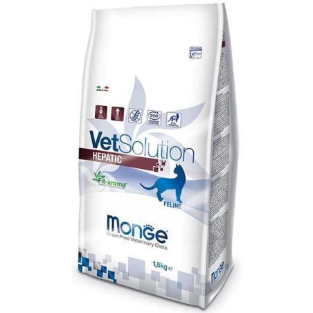 MONGE VETSOLUTION GATTO HEPATIC  1,5 Kg. - 