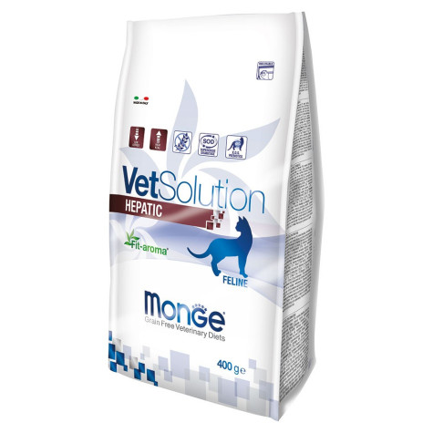 MONGE VETSOLUTION Chat HEPATIC 400 g
