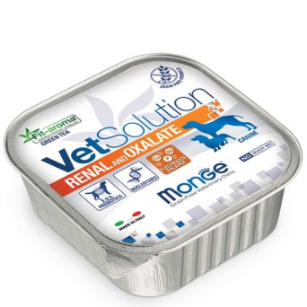 MONGE VET CANE SOLUTION RENAL OXALATE 12 vaschette x 150 gr. - 