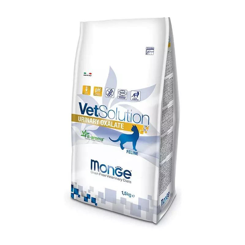 MONGE VETSOLUTION CAT URINARY OXALATE KG 1,5 MONGE VETSOLUTION CAT URINARY OXALATE KG 1,5