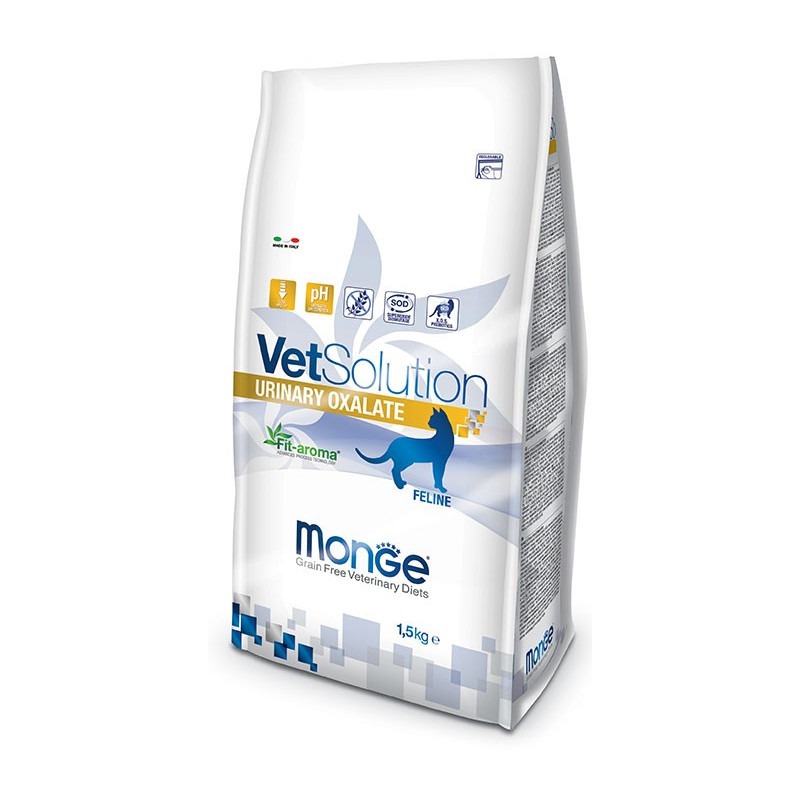 MONGE VETSOLUTION Chat URINARY OXALATE 1,5 kg MONGE VETSOLUTION Chat URINARY OXALATE 1,5 kg