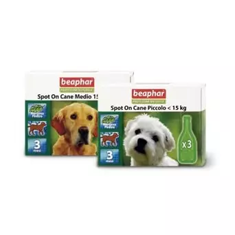 BEAPHAR Natural Protection Spot On Small Dog 3 pipettes 1 ml.