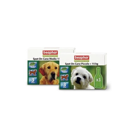 BEAPHAR Protezione Naturale Spot On Cane Piccolo 3 pipette 1 ml. - 