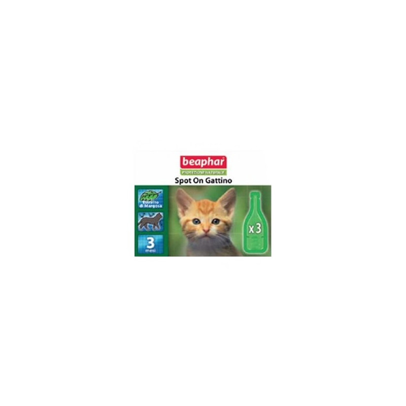 BEAPHAR -PROTEZIONE Naturel- SPOT-ON chaton 3 pipettes BEAPHAR -PROTEZIONE Naturel- SPOT-ON chaton 3 pipettes