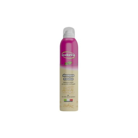 INODORINA Shampooing MOUSSE lait et VANIGLIA 300 ml