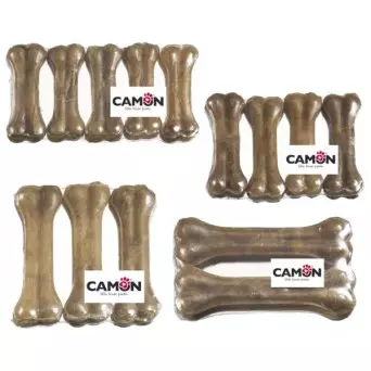 CAMON Dog Bone in Cowhide Cm 7.5