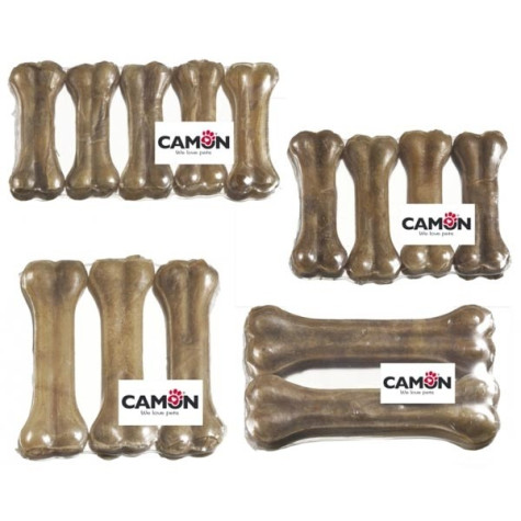 CAMON Dog Bone in Cowhide Cm 7.5