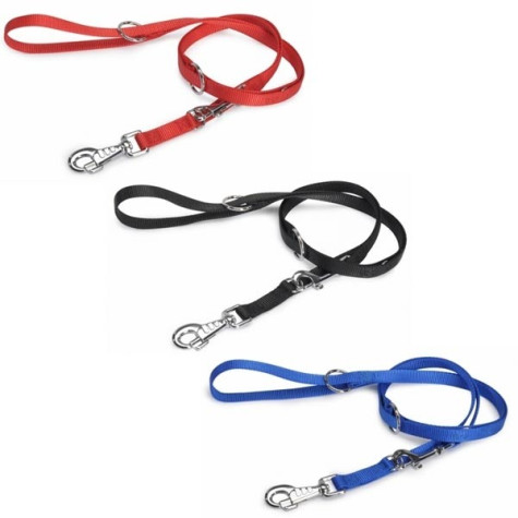 Camon - Guinzaglio Addestramento Doppio Nylon Rosso F131/A.01 1 Guinzaglio 25 x 2000 mm﻿ - 