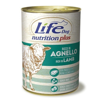 LIFE PET CARE Life Dog Nutrition Plus Agnello 400 gr. - 