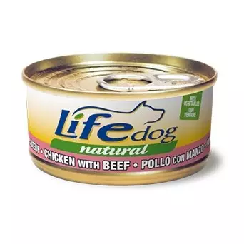 LIFE PET CARE Natural Life Hundehuhn mit Rindfleisch und Gemüse 170 gr.