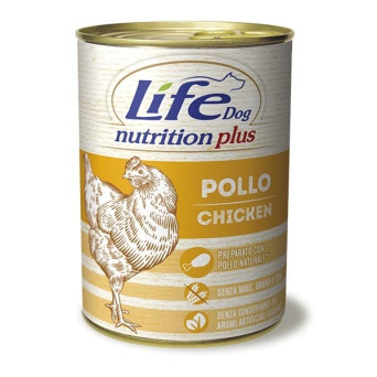 LIFE PET CARE Life Dog Nutrition Plus Huhn in Stücken 400 gr.
