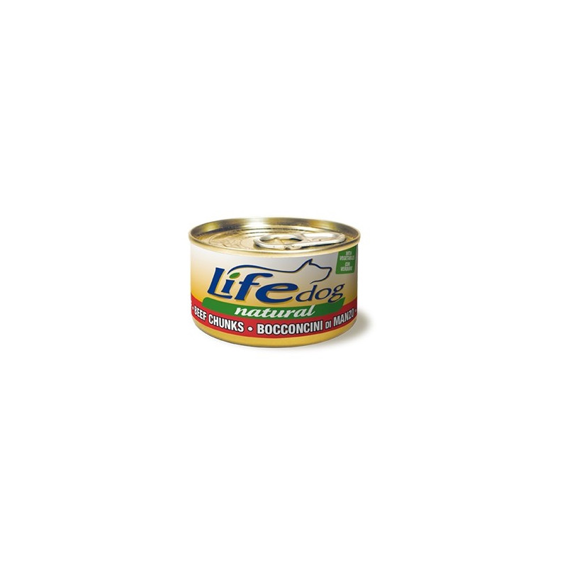 LIFE PET CARE Life Dog Naturel bouchées de Bœuf 90 g LIFE PET CARE Life Dog Naturel bouchées de Bœuf 90 g