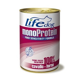 LIFE PET CARE Life Dog Monoprotein Cavallo 400 gr. - 