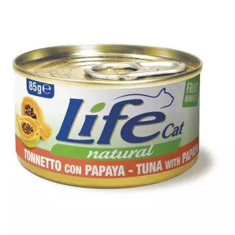 LIFE CAT NATÜRLICHER THUNFISCH PAPAYA 85 gr.