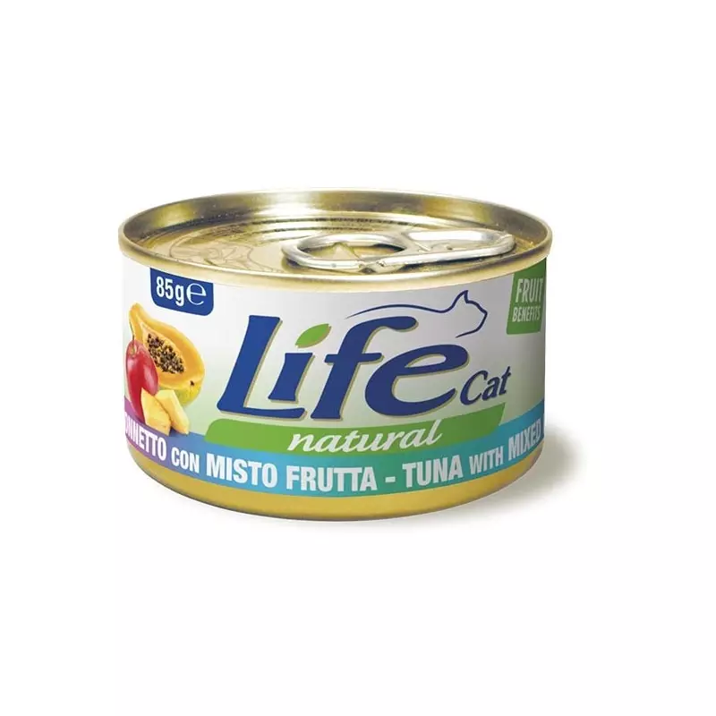 LIFE CAT NATÜRLICHER THUNFISCH MIX FRUCHT 85 gr. LIFE CAT NATÜRLICHER THUNFISCH MIX FRUCHT 85 gr.