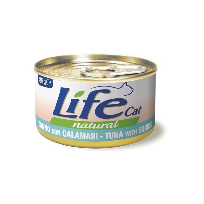 LIFE Chat NATURAL Thon CALAMARI 85 g LIFE Chat NATURAL Thon CALAMARI 85 g