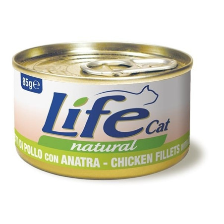 LIFE GATTO NATURAL POLLO ANATRA 85 gr. - 