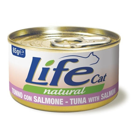 LIFE Chat NATURAL Thon Saumon 85 g